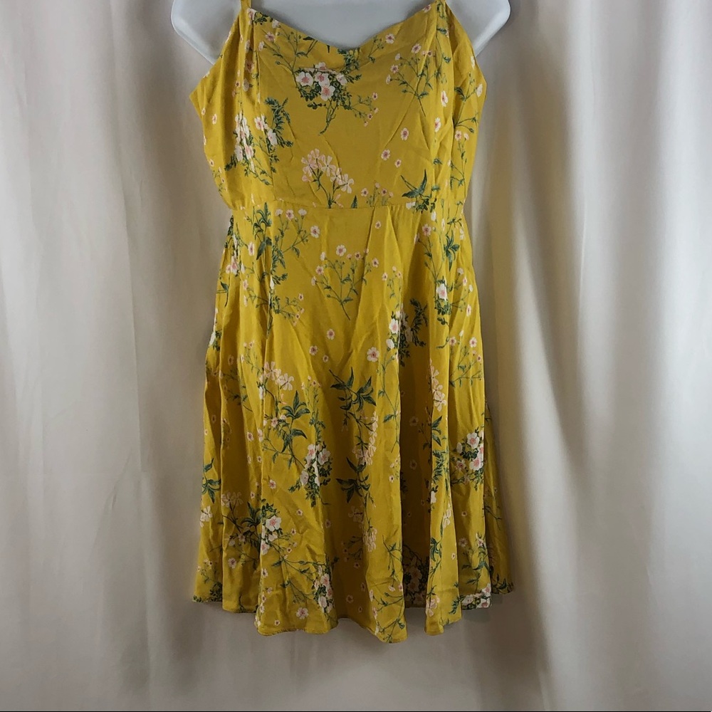 Old Navy floral spaghetti strap mini sundress NWT MP - Picture 5 of 14